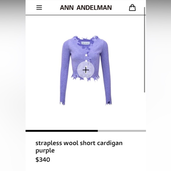 Wool short cardigan size 34. Looks like a small or xs. In great condition - Picture 5 of 5